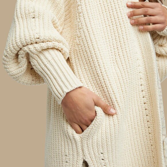 Free People Nightingale Cardi XS Cream - Picture 1 of 7